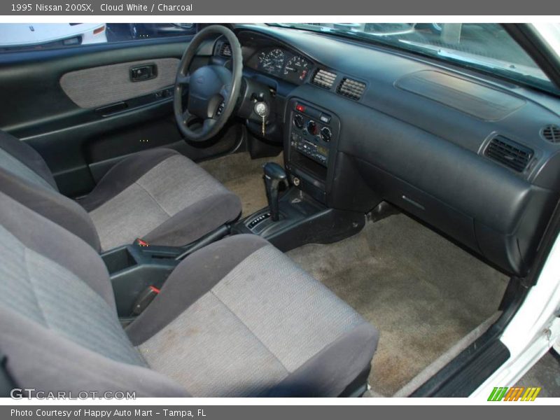Cloud White / Charcoal 1995 Nissan 200SX