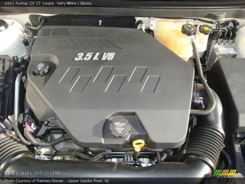 Ivory White / Ebony 2007 Pontiac G6 GT Coupe