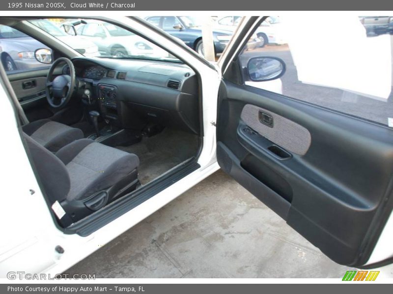 Cloud White / Charcoal 1995 Nissan 200SX