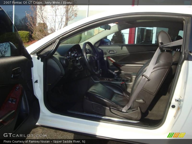 Ivory White / Ebony 2007 Pontiac G6 GT Coupe