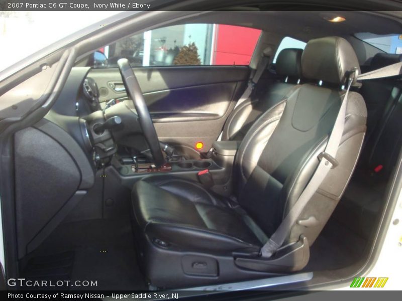 Ivory White / Ebony 2007 Pontiac G6 GT Coupe