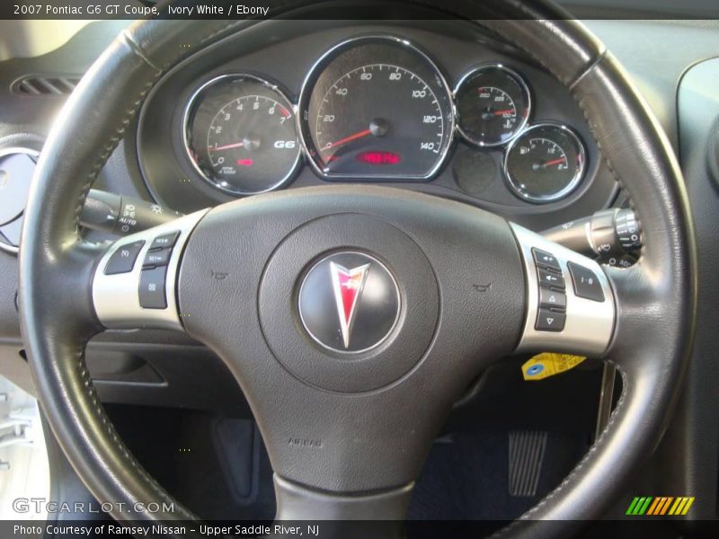 Ivory White / Ebony 2007 Pontiac G6 GT Coupe