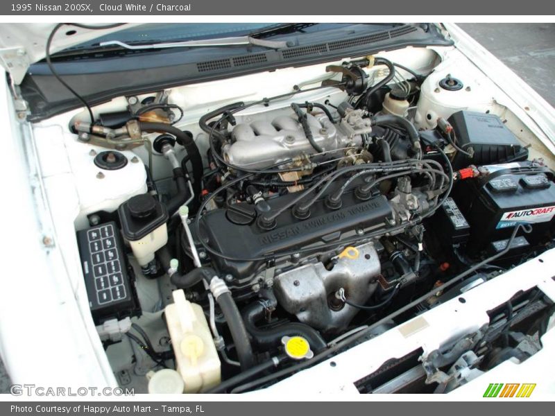 Cloud White / Charcoal 1995 Nissan 200SX