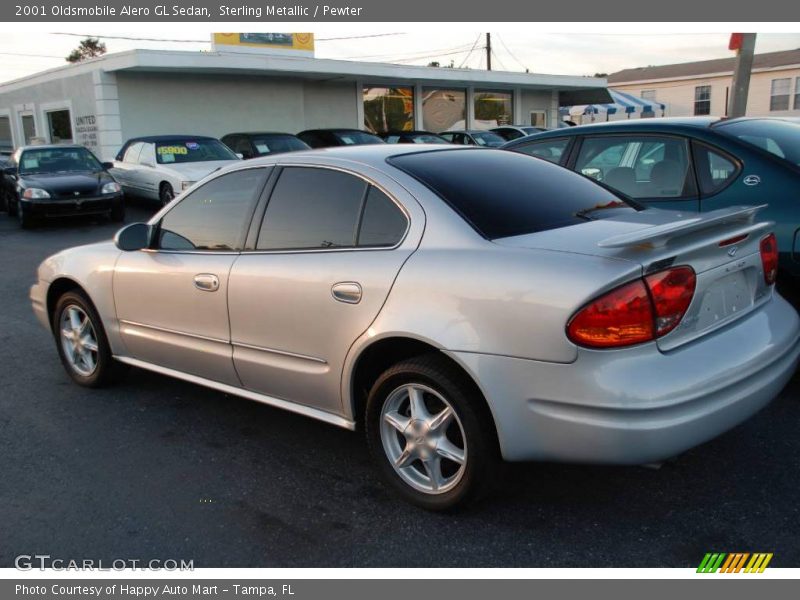 Sterling Metallic / Pewter 2001 Oldsmobile Alero GL Sedan