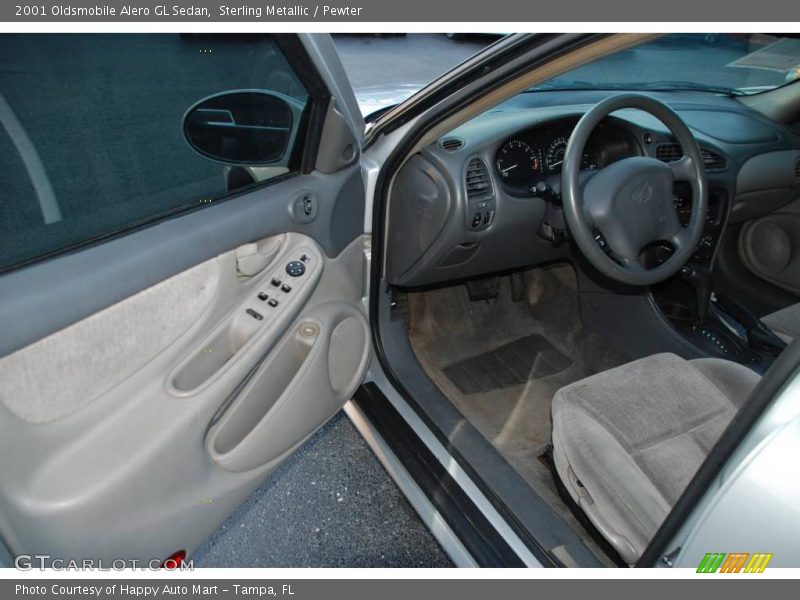 Sterling Metallic / Pewter 2001 Oldsmobile Alero GL Sedan