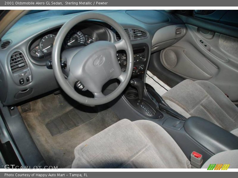 Sterling Metallic / Pewter 2001 Oldsmobile Alero GL Sedan