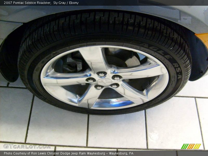Sly Gray / Ebony 2007 Pontiac Solstice Roadster
