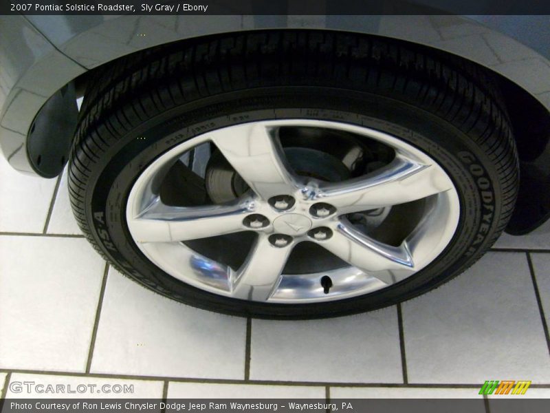 Sly Gray / Ebony 2007 Pontiac Solstice Roadster