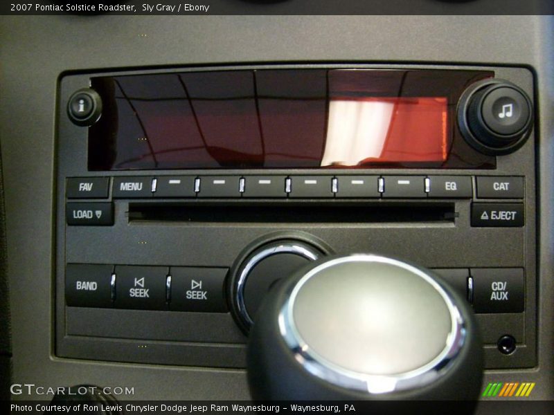 Sly Gray / Ebony 2007 Pontiac Solstice Roadster