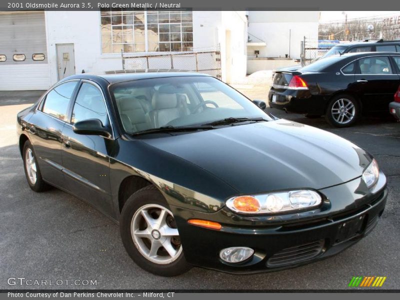 Polo Green Metallic / Neutral 2001 Oldsmobile Aurora 3.5