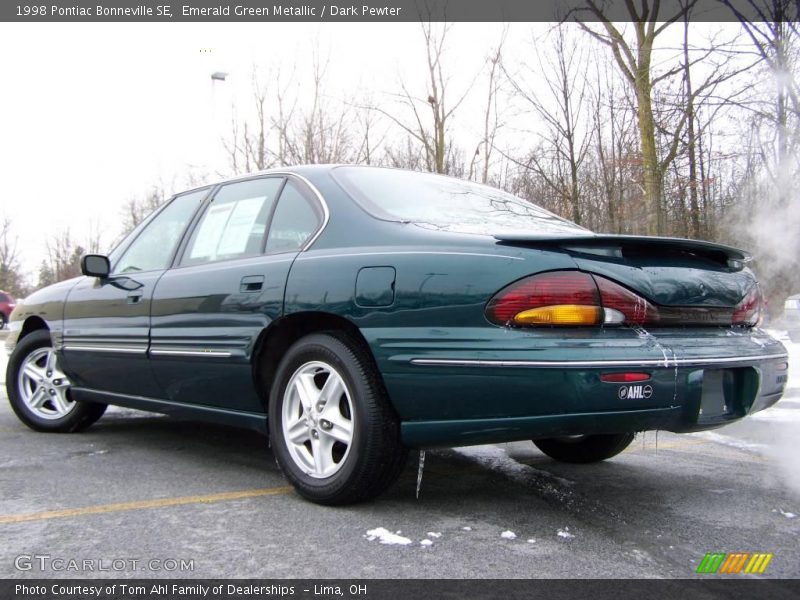 Emerald Green Metallic / Dark Pewter 1998 Pontiac Bonneville SE