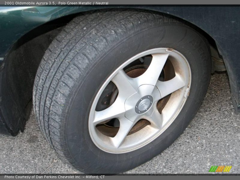 Polo Green Metallic / Neutral 2001 Oldsmobile Aurora 3.5