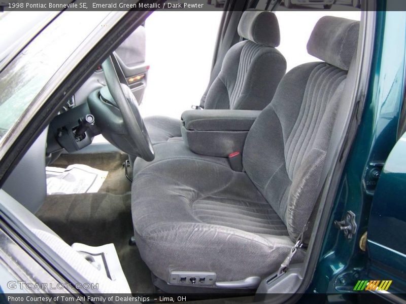 Emerald Green Metallic / Dark Pewter 1998 Pontiac Bonneville SE