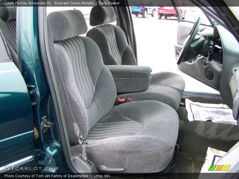 Emerald Green Metallic / Dark Pewter 1998 Pontiac Bonneville SE
