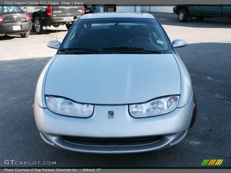 Silver / Black 2002 Saturn S Series SC2 Coupe