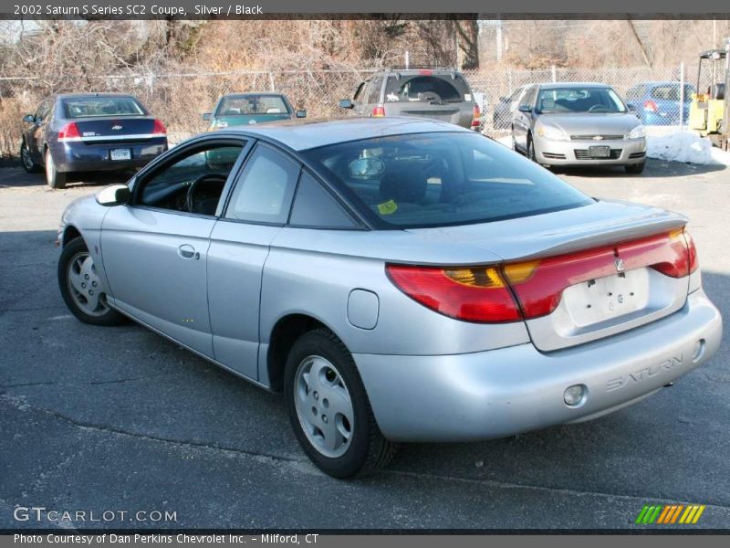 Silver / Black 2002 Saturn S Series SC2 Coupe