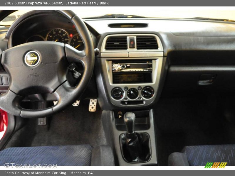 Sedona Red Pearl / Black 2002 Subaru Impreza WRX Sedan
