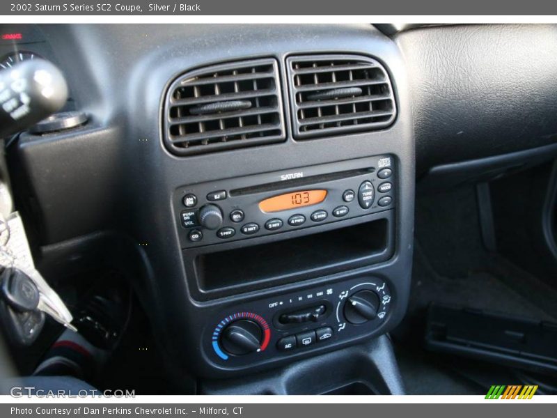 Silver / Black 2002 Saturn S Series SC2 Coupe