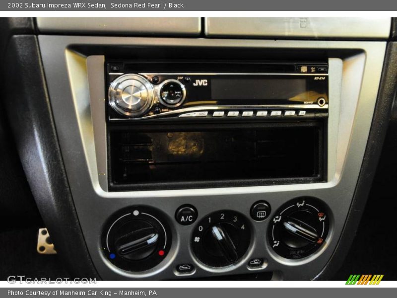 Sedona Red Pearl / Black 2002 Subaru Impreza WRX Sedan