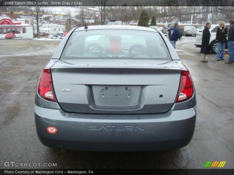 Storm Gray / Gray 2006 Saturn ION 3 Sedan