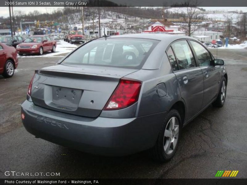 Storm Gray / Gray 2006 Saturn ION 3 Sedan