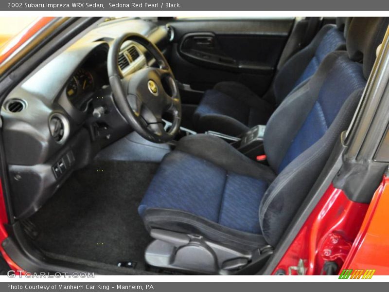 Sedona Red Pearl / Black 2002 Subaru Impreza WRX Sedan