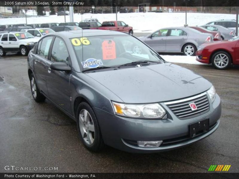 Storm Gray / Gray 2006 Saturn ION 3 Sedan