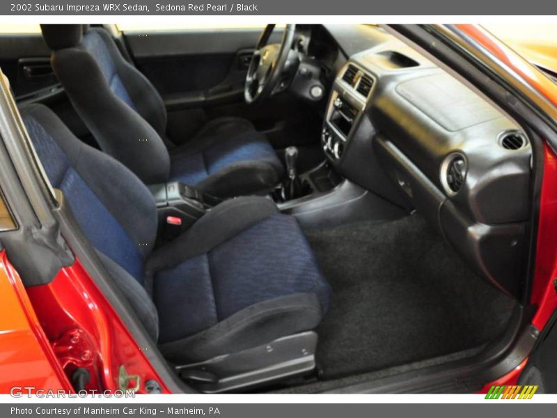 Sedona Red Pearl / Black 2002 Subaru Impreza WRX Sedan