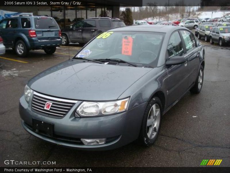 Storm Gray / Gray 2006 Saturn ION 3 Sedan