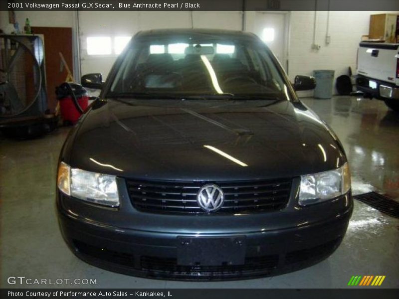 Blue Anthracite Pearl / Black 2001 Volkswagen Passat GLX Sedan