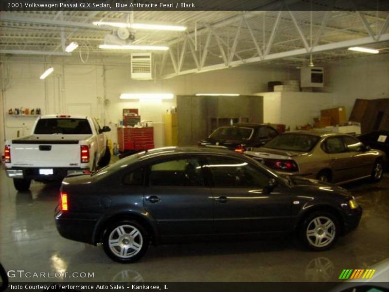 Blue Anthracite Pearl / Black 2001 Volkswagen Passat GLX Sedan
