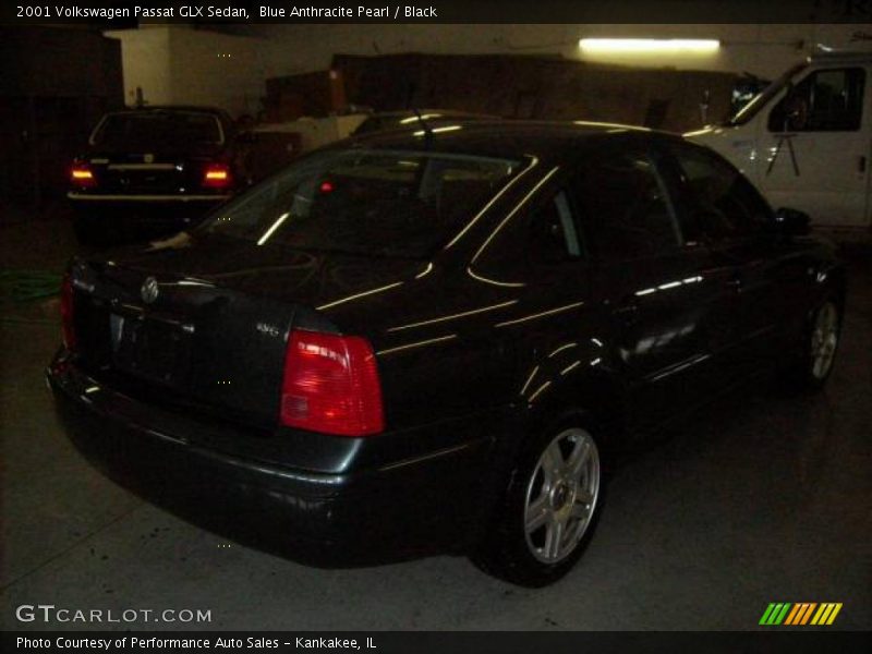 Blue Anthracite Pearl / Black 2001 Volkswagen Passat GLX Sedan