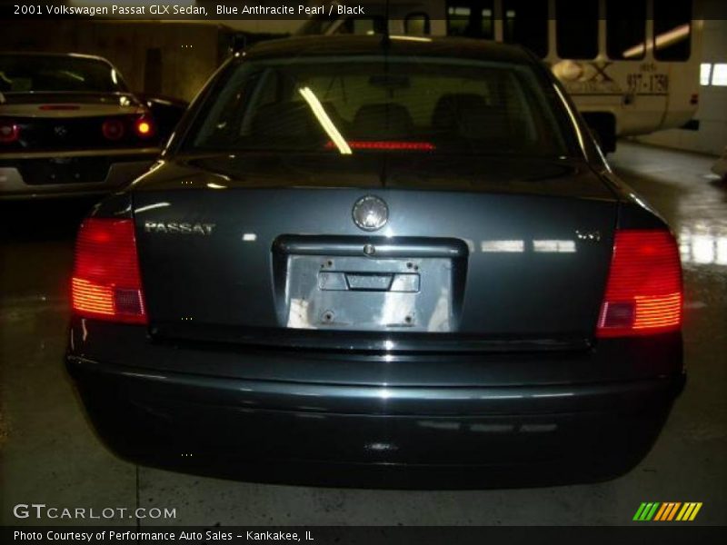 Blue Anthracite Pearl / Black 2001 Volkswagen Passat GLX Sedan