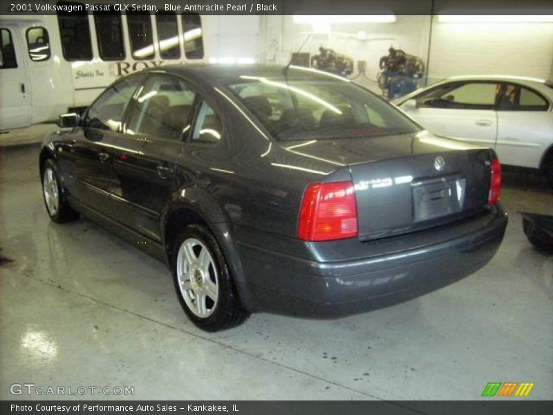 Blue Anthracite Pearl / Black 2001 Volkswagen Passat GLX Sedan