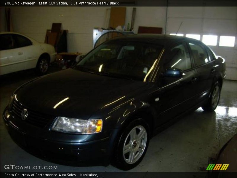 Blue Anthracite Pearl / Black 2001 Volkswagen Passat GLX Sedan