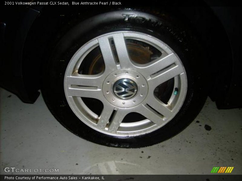 Blue Anthracite Pearl / Black 2001 Volkswagen Passat GLX Sedan