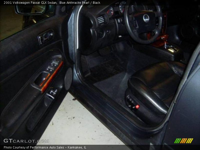 Blue Anthracite Pearl / Black 2001 Volkswagen Passat GLX Sedan