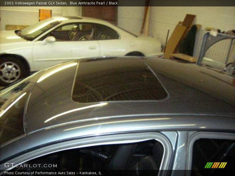 Blue Anthracite Pearl / Black 2001 Volkswagen Passat GLX Sedan