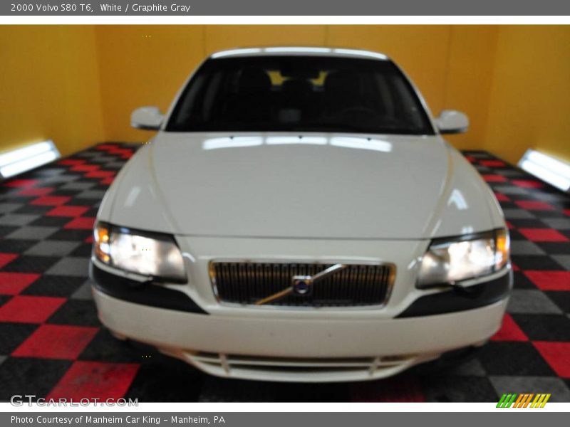 White / Graphite Gray 2000 Volvo S80 T6