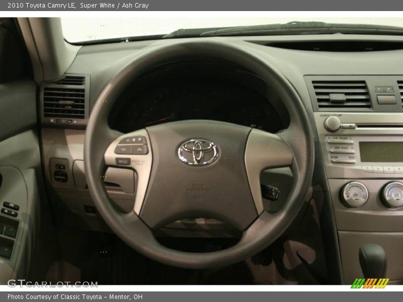 Super White / Ash Gray 2010 Toyota Camry LE