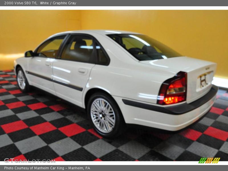 White / Graphite Gray 2000 Volvo S80 T6