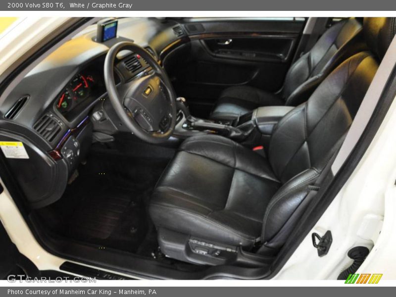 White / Graphite Gray 2000 Volvo S80 T6