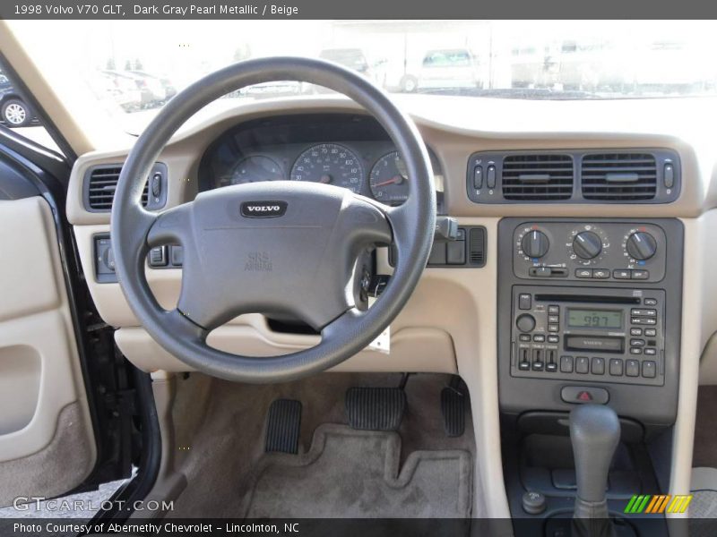 Dark Gray Pearl Metallic / Beige 1998 Volvo V70 GLT