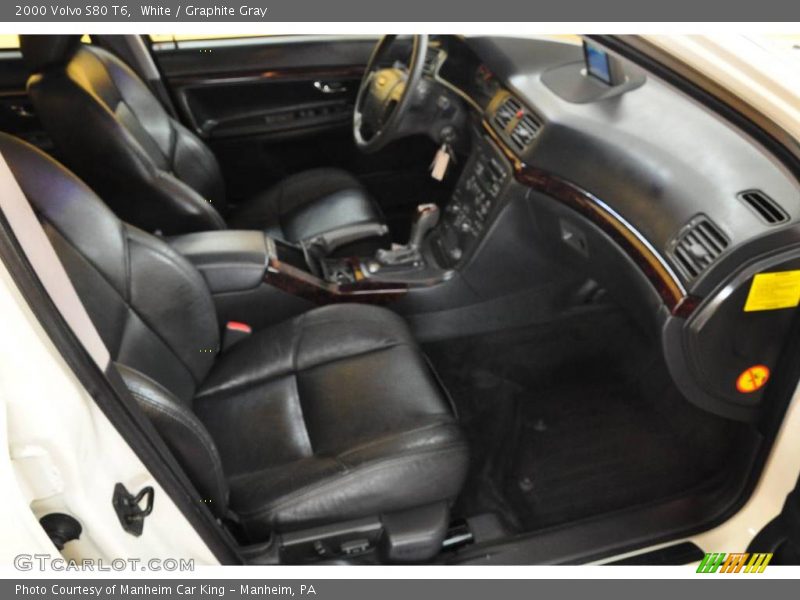 White / Graphite Gray 2000 Volvo S80 T6