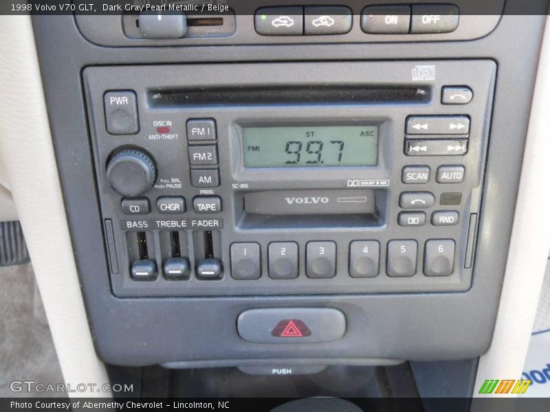 Dark Gray Pearl Metallic / Beige 1998 Volvo V70 GLT