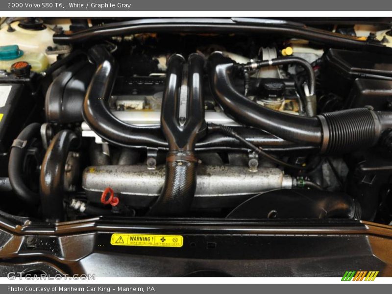 White / Graphite Gray 2000 Volvo S80 T6