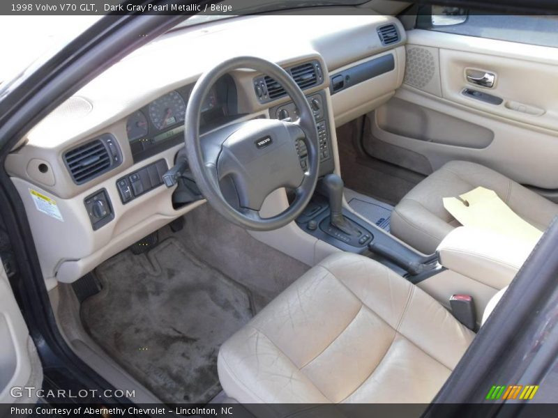Dark Gray Pearl Metallic / Beige 1998 Volvo V70 GLT