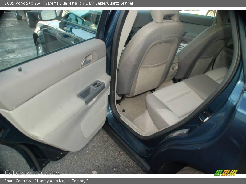 Barents Blue Metallic / Dark Beige/Quartz Leather 2005 Volvo S40 2.4i