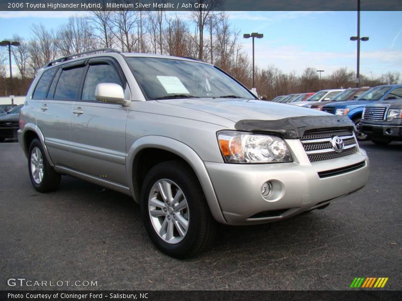 Millenium Silver Metallic / Ash Gray 2006 Toyota Highlander Hybrid