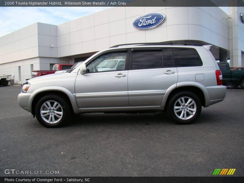 Millenium Silver Metallic / Ash Gray 2006 Toyota Highlander Hybrid